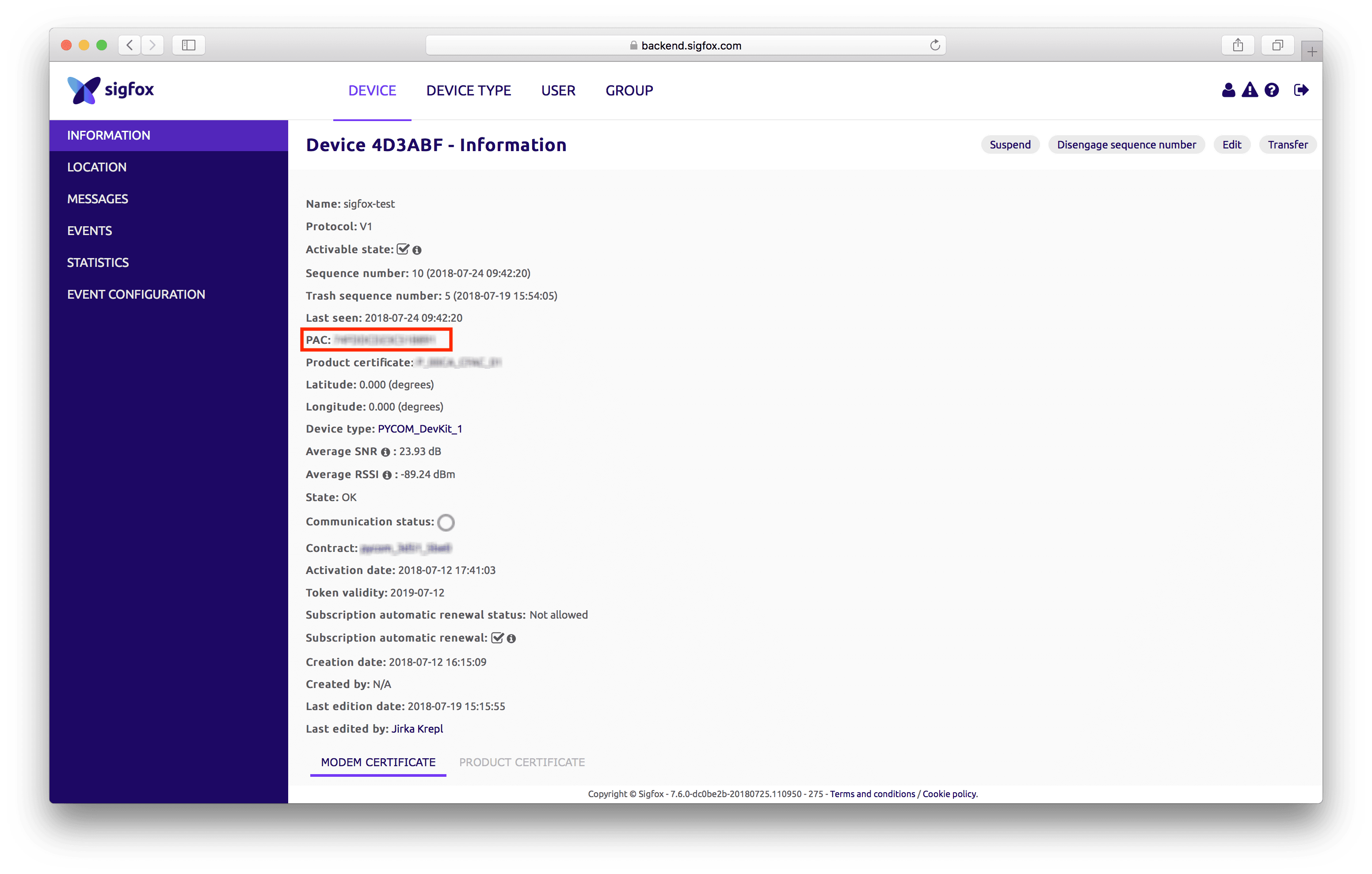 Sigfox · GitBook